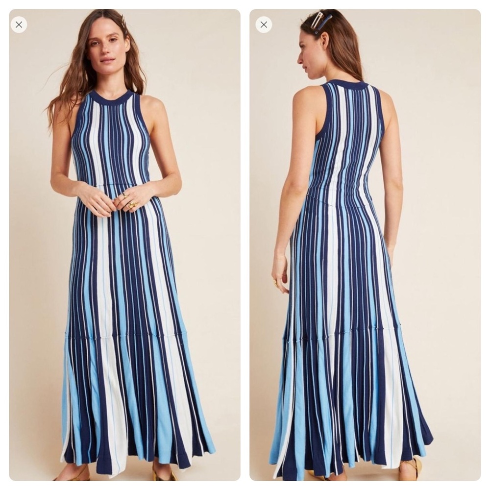 Anthropologie Maeve lisanne knitted maxi dress